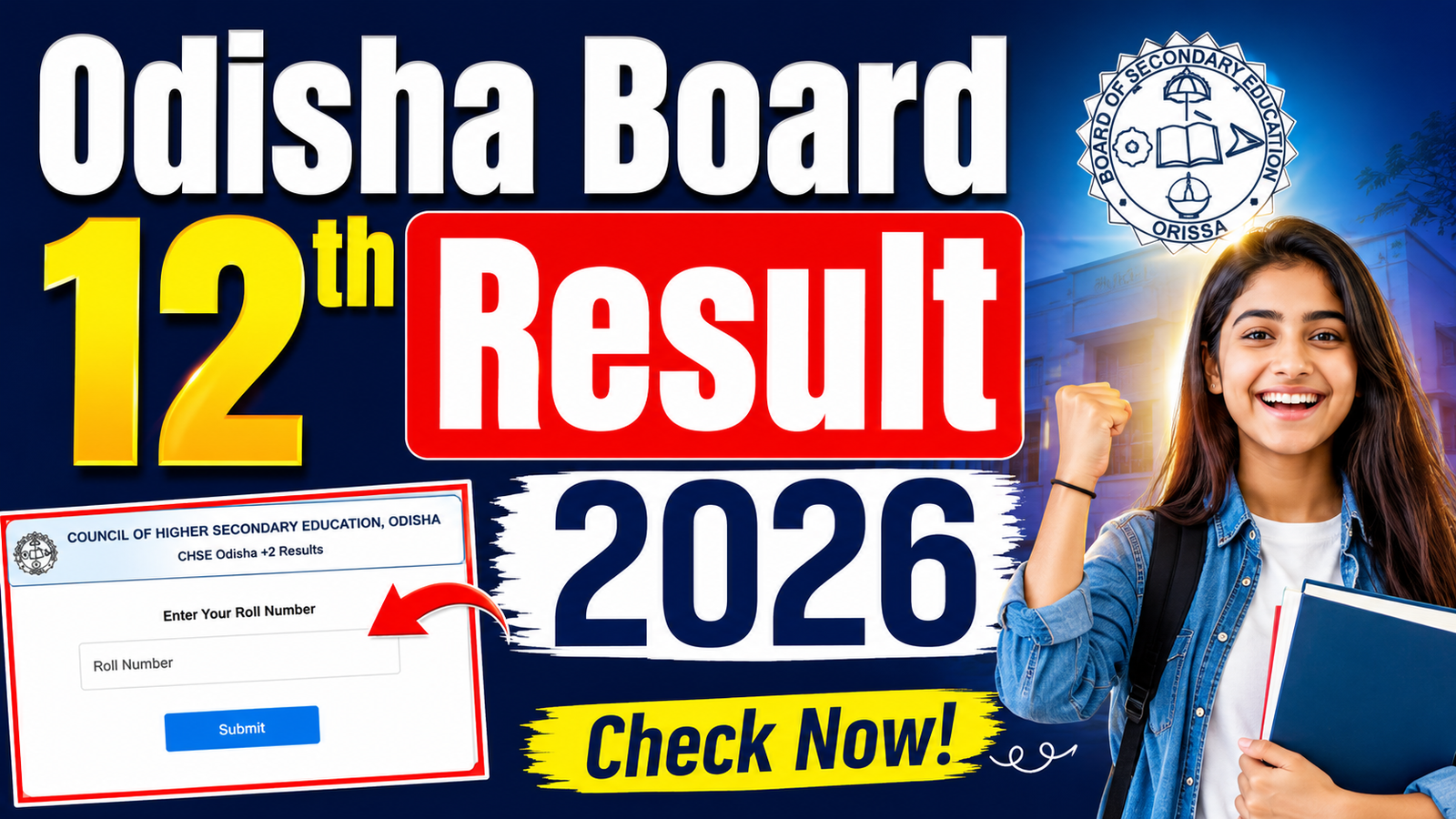 Odisha Board 12th Result 2026