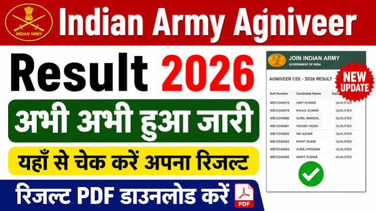 Indian Army Agniveer Result 2026